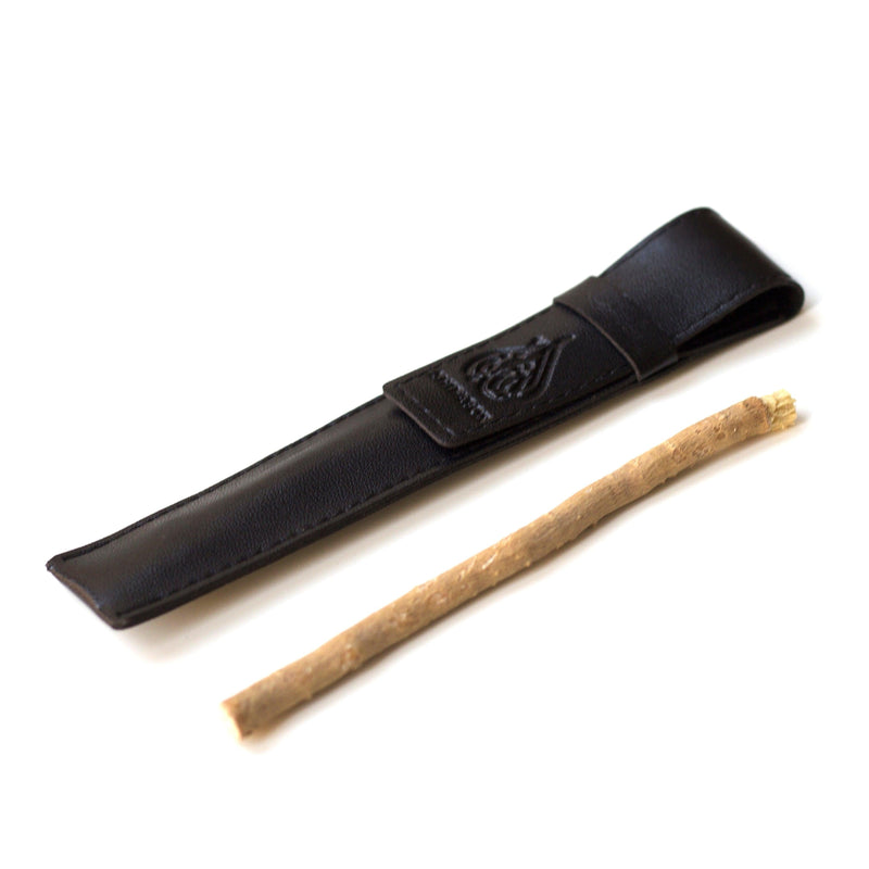 Deluxe Leather Miswak Case (with Miswak).
